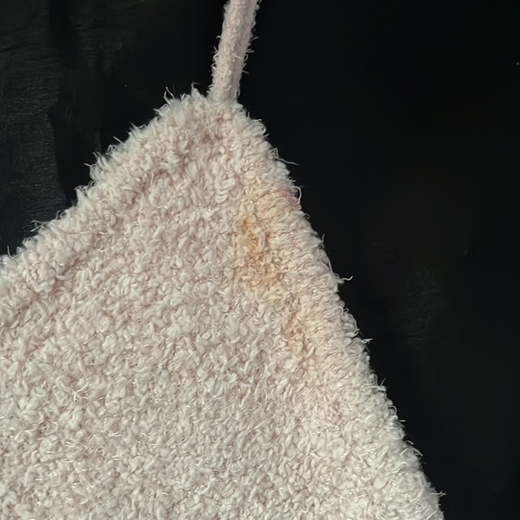 Garage , pink fluffy crop top - Picture 2 of 3